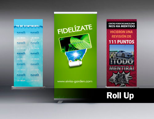 Diseño de Roll ups para ferias y presentaciones